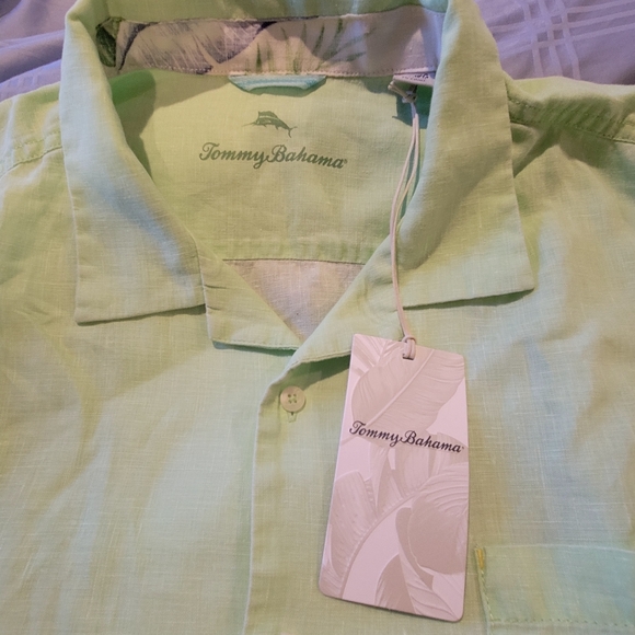 Tommy Bahama Mens Linen Shirt - Picture 2 of 5